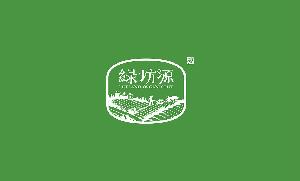 綠坊源農業(yè)品牌標志設計